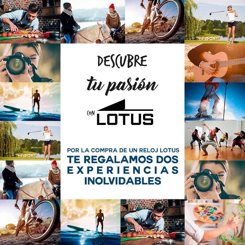 NUEVA PROMOCIÓN: ¡Descubre tu pasión con Lotus Watches!